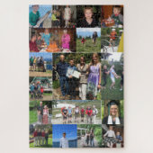 Moeilijk 18 Familie Foto Collage Jigzaag Puzzle Legpuzzel (Verticaal)