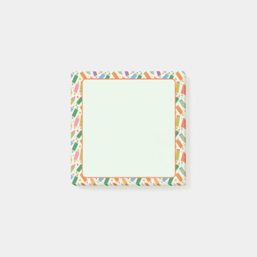 Moeilijk aanpasbare potloodafdruk post-it® notes (Voorkant)