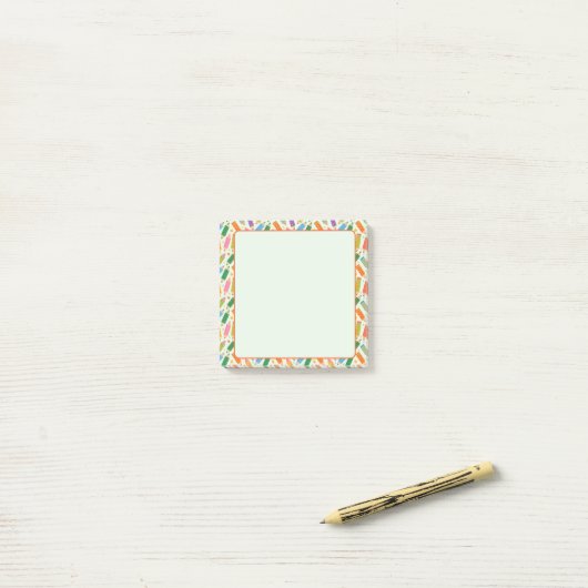 Moeilijk aanpasbare potloodafdruk post-it® notes (Op bureau)