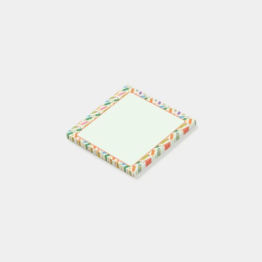 Moeilijk aanpasbare potloodafdruk post-it® notes (Schuin)
