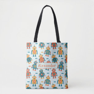 Moeilijk Aanpasbare Robot Print Tote Bag