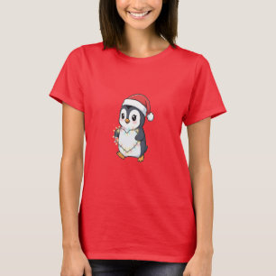 Moeilijk baby pinguïn ontwerp T-shirt