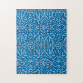 Moeilijk Blauw Agave Kaleidoscope Puzzle Legpuzzel