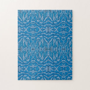 Moeilijk Blauw Agave Kaleidoscope Puzzle Legpuzzel