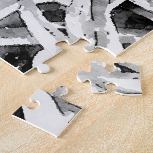 Moeilijk Botanisch Wit ijs Plant Puzzel Legpuzzel (Zijkant)