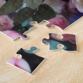 Moeilijk epic Foral Bouquet Jigzaag Puzzle Legpuzzel (Zijkant)