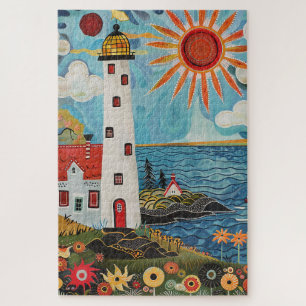 Moeilijk grillig bloemenlicht huis legpuzzel