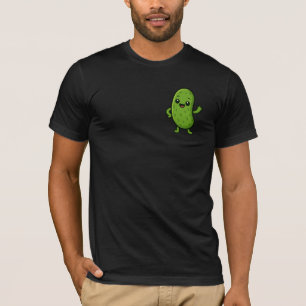 Moeilijk Happy Pickle Kawaii Cartoon - Personalise T-shirt
