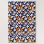 moeilijk | kat gezichten collage gember grijs huis legpuzzel (Verticaal)