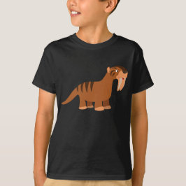 Moeilijk Lachende Cartoon Thylacosmilus Kinderen T T-shirt