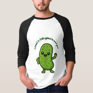 Moeilijk Leuke Augurk Kawaii Cartoon - Personalise T-shirt