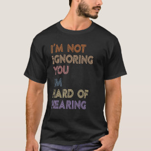 Moeilijk om ASL Sign Language Deaf Awareness R T-shirt