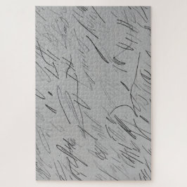 Moeilijk om willekeurige krabbels op papier op te  legpuzzel