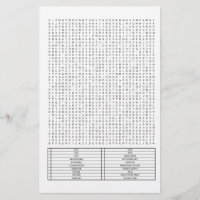 Moeilijk onderwerp voor uitgebreide Word Search Pu