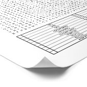 Moeilijk onderwerp voor uitgebreide Word Search Pu Poster (Hoek)