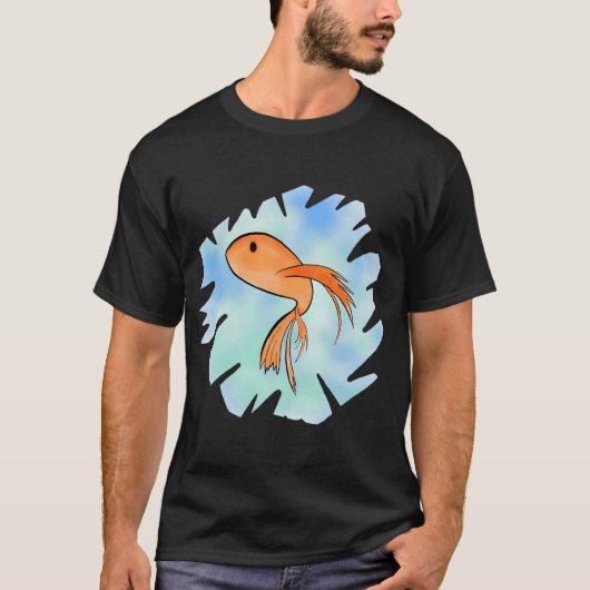 Moeilijk Ontwerp van Vissen T-shirt (Voorkant)