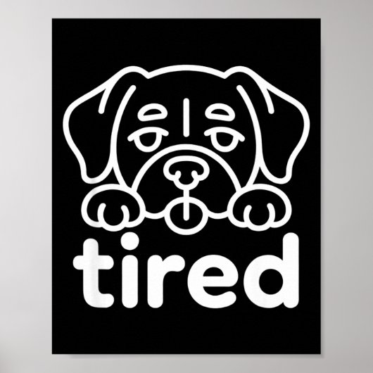 Moeilijk ontwerp voor honden poster (Voorkant)