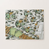 Moeilijk op de beurs van NY, door Tony Sarg Legpuzzel (Horizontaal)