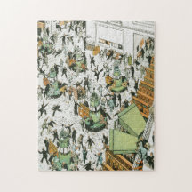 Moeilijk op de beurs van NY, door Tony Sarg