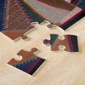 Moeilijk patchwork American Crazy Quilt Puzzle Legpuzzel (Zijkant)