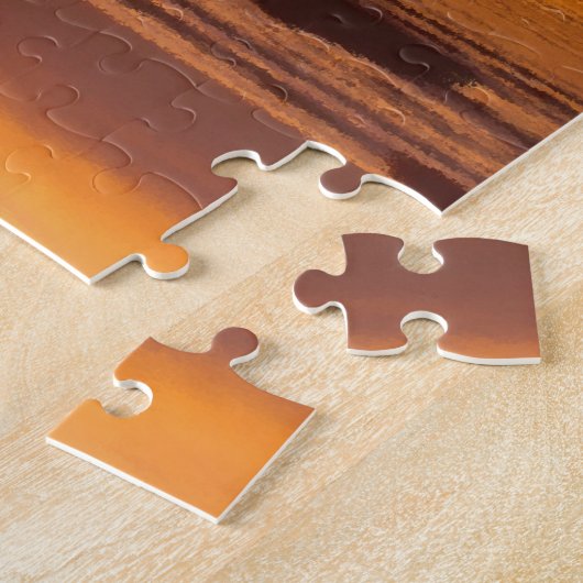 Moeilijk Romantisch strand Puzzle Legpuzzel (Zijkant)