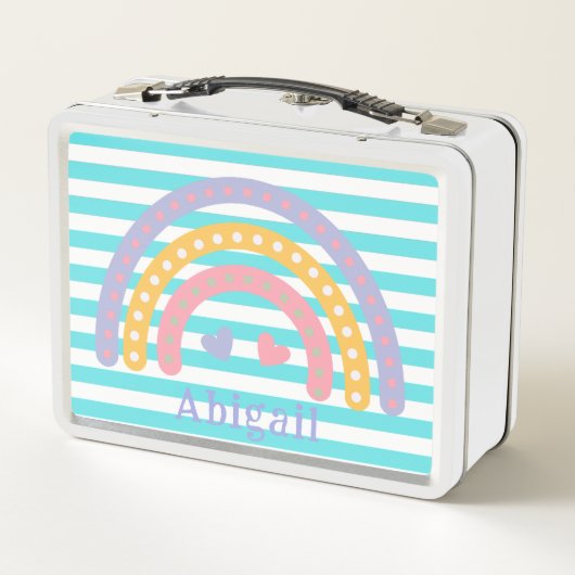 Moeilijk Schattig Kawaii Regenboog Aquamarijn Stre (Achterkant)