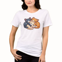 Moeilijk slapende katten stapel Kawaii Kittens Ill