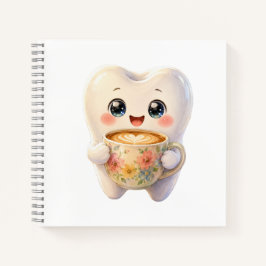 Moeilijk Tandheelkundig Koffie Liefhebber Kawaii K Notitieboek