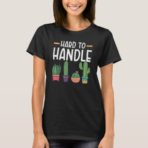 Moeilijk te hanteren sappige cactusplantendame tui t-shirt