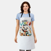 Moeilijk te koken Panda Chef Cartoon Fun Print Schort (Gedragen)