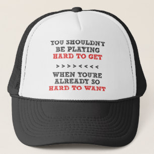 Moeilijk Te Krijgen Willen Grappige Bal Cap Hoed Trucker Pet