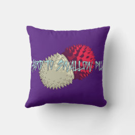 Moeilijk te slikken pil kussen