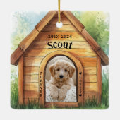 Moeilijk te vertalen aangezien 'cute' zowel 'lief' keramisch ornament (Achterkant)