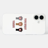 Moeilijk te vertalen: Cute Toe Bean Cat Paw Trio D Case-Mate iPhone Case (Achterkant (horizontaal))