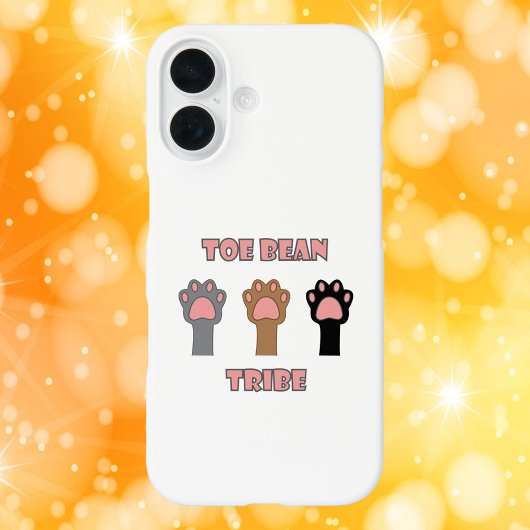 Moeilijk te vertalen: Cute Toe Bean Cat Paw Trio D Case-Mate iPhone Case