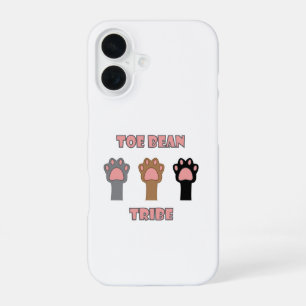 Moeilijk te vertalen: Cute Toe Bean Cat Paw Trio D iPhone 16 Hoesje