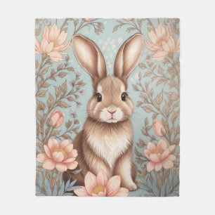 Moeilijk te weerstaan Baby Konijn Pastel Bloemen Fleece Deken