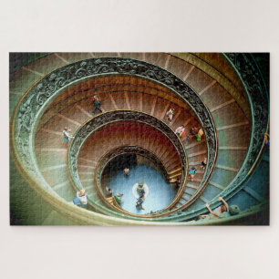 Moeilijk Vaticaan Spiral Stairs 3-D Artwork Puzzle Legpuzzel