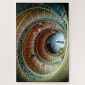Moeilijk Vaticaan Spiral Stairs 3-D Artwork Puzzle Legpuzzel (Verticaal)