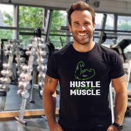 Moeilijk voor die spier, Gym, Fitness T-shirt