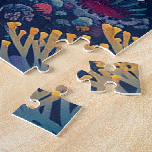 Moeilijk Zee Schildpad Waterverf Koraalrif Oceaan Legpuzzel (Zijkant)