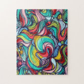 moeilijk zwemmen legpuzzel (Verticaal)