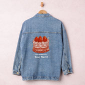 Moeilijke Aardbeientaart Gepersonaliseerde Bakker Denim Jacket (Hangar)
