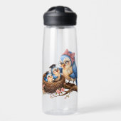 Moeilijke afstudeervogel heldere waterfles (Voorkant)