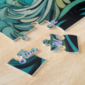 Moeilijke appelboom Kleurrijke relax ogen puzzel (Zijkant)