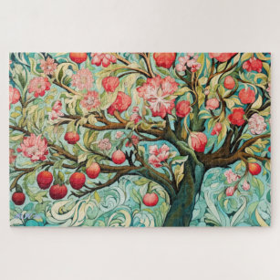Moeilijke appelboom Kleurrijke relax ogen puzzel Legpuzzel