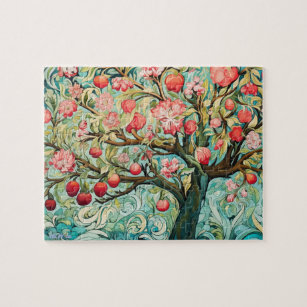 Moeilijke appelboom Kleurrijke relax ogen puzzel Legpuzzel