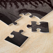 Moeilijke bijtende puzzel met Floral leder (Zijkant)