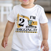 Moeilijke Bouw Graaf Truck 2e Verjaardagsfeestje Kinder Shirts