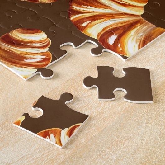 moeilijke croissants legpuzzel (Zijkant)